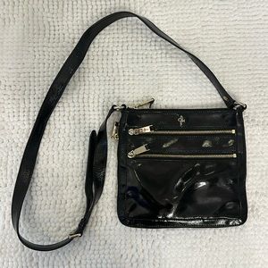 Cole Shawn Black Patent Leather Handbag